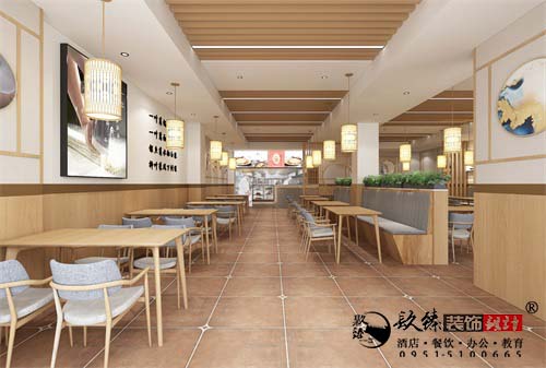 银川谷味轩餐厅设计方案鉴赏|银川餐厅设计装修公司推荐