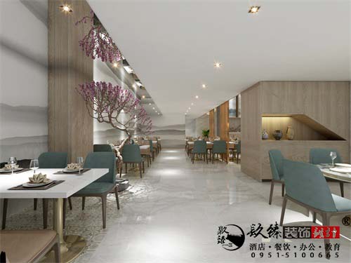 银川食悦阁餐厅设计方案鉴赏|银川食境合一的现代餐饮空间