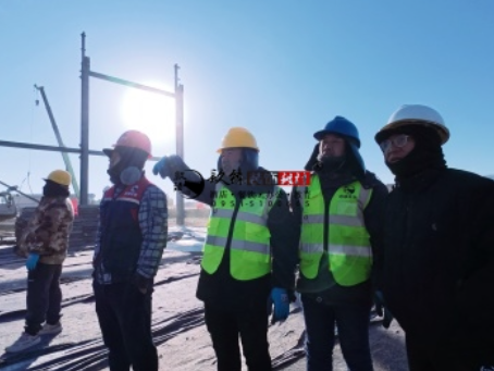 银川装修公司|银川启元办公楼展厅设计装修项目施工巡检