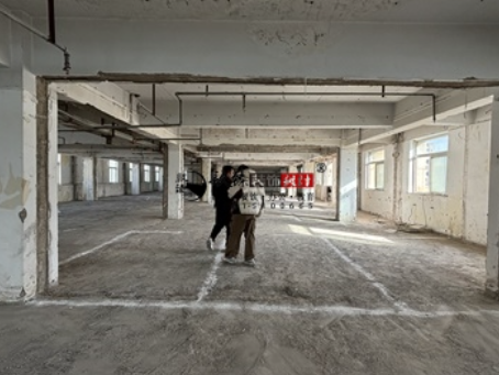 银川装修公司推荐|银川朗阔900平米办公室设计装修复尺勘察